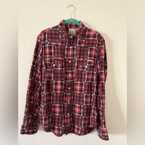 Lucky Brand western style button down shirt